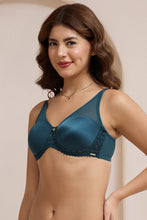 Load image into Gallery viewer, Amante Glimmer Lace Padded Wired Bra - Reflecting Pond 111701