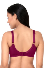 Load image into Gallery viewer, Amante Curvy Smooth Padded Wired T-Shirt Bra - Deep Magenta 22002