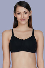 Load image into Gallery viewer, Amante Essential Comfort Non-Padded Non-Wired Bra - Black 75301