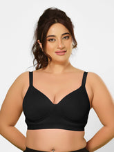 Load image into Gallery viewer, Sonari Padded T-Shirt Bra for Women | Medium Coverage, Wire Free, Broad Bottom Band, U-Back, Adjustable Straps | Comfortable Everyday Wear - BREEYA