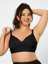 Load image into Gallery viewer, Sonari Padded T-Shirt Bra for Women | Medium Coverage, Wire Free, Broad Bottom Band, U-Back, Adjustable Straps | Comfortable Everyday Wear - BREEYA