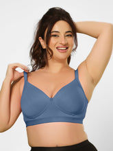 Load image into Gallery viewer, Sonari Padded T-Shirt Bra for Women | Medium Coverage, Wire Free, Broad Bottom Band, U-Back, Adjustable Straps | Comfortable Everyday Wear - BREEYA