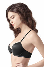 Load image into Gallery viewer, Amante Chic Crochet Padded Wired Racerback Bra - Black 27401
