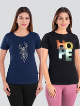 Load image into Gallery viewer, Dermawear Women's Active Cotton T-Shirt TC-905 (Pack of 2)