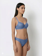 Load image into Gallery viewer, Sonari Bridal Lace Padded Wirefree Medium Coverage Bra and Panty Set with Adjustable Straps – CAMILA