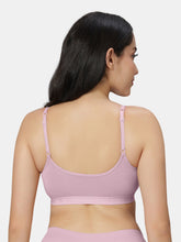 Load image into Gallery viewer, Sonari Everyday Multiuse Cotton Pull-On Wirefree Sports Bra with Medium Coverage and Wide Underbust Band – CARLIN