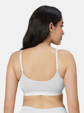 Load image into Gallery viewer, Sonari Everyday Multiuse Cotton Pull-On Wirefree Sports Bra with Medium Coverage and Wide Underbust Band – CARLIN