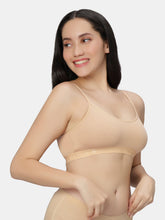 Load image into Gallery viewer, Sonari Everyday Multiuse Cotton Pull-On Wirefree Sports Bra with Medium Coverage and Wide Underbust Band – CARLIN