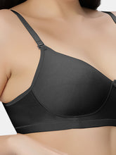 Load image into Gallery viewer, Sonari Non Padded Wirefree Cotton Polyester Moderate Coverage Minimizer Bra with Detachable Straps – CATWALK