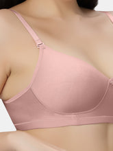 Load image into Gallery viewer, Sonari Non Padded Wirefree Cotton Polyester Moderate Coverage Minimizer Bra with Detachable Straps – CATWALK