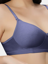 Load image into Gallery viewer, Sonari Non Padded Wirefree Cotton Polyester Moderate Coverage Minimizer Bra with Detachable Straps – CATWALK