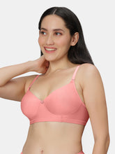 Load image into Gallery viewer, Sonari Non Padded Wirefree Cotton Polyester Moderate Coverage Minimizer Bra with Detachable Straps – CATWALK