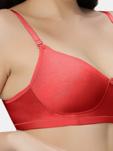 Load image into Gallery viewer, Sonari Non Padded Wirefree Cotton Polyester Moderate Coverage Minimizer Bra with Detachable Straps – CATWALK