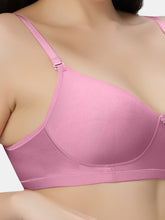 Load image into Gallery viewer, Sonari Non Padded Wirefree Cotton Polyester Moderate Coverage Minimizer Bra with Detachable Straps – CATWALK