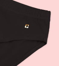 Load image into Gallery viewer, Enamor CR17 Chic Stretch Cotton, All Day Comfort, Mid Waist Hipster Panty for Women - Naturally Breathable, Antimicrobial with Stain release, Inner Elastic, Full Coverage - Pack of 5 (Jet Black / Nude)