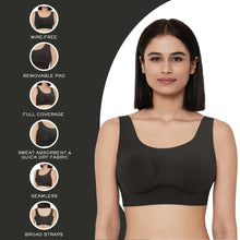 Load image into Gallery viewer, Wacoal Gococi Nylon Big Padded Non Wired Bras-Black CGG532