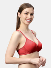 Load image into Gallery viewer, Sonari Comfortable Lightly Padded Wirefree T-Shirt Bra with Moderate Coverage and Adjustable Straps – COCO