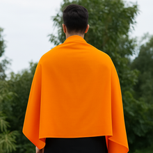 Load image into Gallery viewer, Romano NX Pashmina Orange Shawl for Men – Premium Soft, Elegant & Perfect for Gifting, Religious Functions & Daily Wear 45"x90"