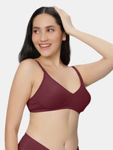 Load image into Gallery viewer, Sonari Padded Wirefree Polycotton Full Coverage T-Shirt Bra with Detachable Straps – KNOX