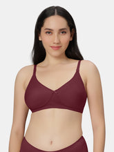 Load image into Gallery viewer, Sonari Padded Wirefree Polycotton Full Coverage T-Shirt Bra with Detachable Straps – KNOX