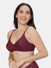 Load image into Gallery viewer, Sonari Padded Wirefree Polycotton Full Coverage T-Shirt Bra with Detachable Straps – KNOX