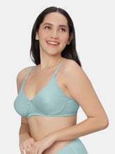 Load image into Gallery viewer, Sonari Padded Wirefree Polycotton Full Coverage T-Shirt Bra with Detachable Straps – KNOX