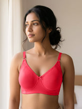 Load image into Gallery viewer, Sonari Non Padded Wirefree T-Shirt Bra for Women | Medium Coverage with Side Shapers - D 12