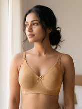 Load image into Gallery viewer, Sonari Non Padded Wirefree T-Shirt Bra for Women | Medium Coverage with Side Shapers - D 12