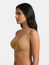 Load image into Gallery viewer, Sonari Non Padded Wirefree T-Shirt Bra for Women | Medium Coverage with Side Shapers - D 12