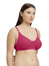 Load image into Gallery viewer, Sonari Non-Padded Cotton Spandex Medium Coverage Wirefree T-Shirt Bra – D14