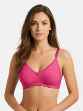Load image into Gallery viewer, Sonari Non-Padded Wire-Free T-Shirt Bra with Seamed Cups, Medium Coverage, Cotton Comfort – D-14