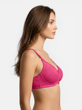 Load image into Gallery viewer, Sonari Non-Padded Wire-Free T-Shirt Bra with Seamed Cups, Medium Coverage, Cotton Comfort – D-14