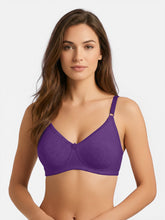 Load image into Gallery viewer, Sonari Non-Padded Wire-Free T-Shirt Bra with Seamed Cups, Medium Coverage, Cotton Comfort – D-14