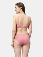 Load image into Gallery viewer, Sonari Bridal Non Padded Medium Coverage Wirefree Lace Lingerie Set with Low Rise Panty – DEENA