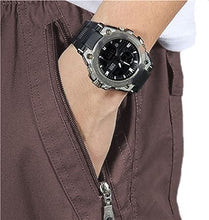 Load image into Gallery viewer, Romano nx Cotton Casual Cargo Track Pant for Men- Lower with Multi-Pockets & Side Zipper Pockets Dark Grey