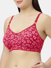 Load image into Gallery viewer, Sonari Non-Padded Wirefree Pure Cotton Full Coverage Bra with Adjustable Straps – SMT015