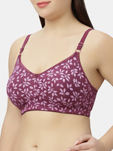 Load image into Gallery viewer, Sonari Non-Padded Wirefree Pure Cotton Full Coverage Bra with Adjustable Straps – SMT015