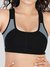 Load image into Gallery viewer, Dermawear Women's Padded Racer Back Sports Bra SB-1101