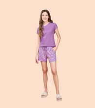 Load image into Gallery viewer, Enamor Essentials Womens E062-Mid Rise Relaxed Fit Thigh Length Jersey Shorts