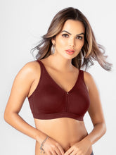 Load image into Gallery viewer, Sonari Non-Padded Wirefree Pure Cotton Full Coverage Bra with Adjustable Straps – ELIZABETH