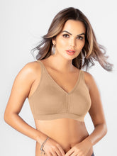 Load image into Gallery viewer, Sonari Non-Padded Wirefree Pure Cotton Full Coverage Bra with Adjustable Straps – ELIZABETH