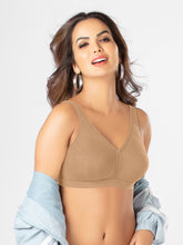 Load image into Gallery viewer, Sonari Non-Padded Wirefree Pure Cotton Full Coverage Bra with Adjustable Straps – ELIZABETH