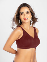 Load image into Gallery viewer, Sonari Non-Padded Wirefree Pure Cotton Full Coverage Bra with Adjustable Straps – ELIZABETH