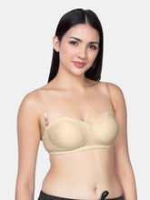Load image into Gallery viewer, Sonari Non Padded Wirefree Cotton Spandex Medium Coverage T-Shirt Bra with Adjustable Straps – ELL 18