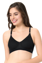 Load image into Gallery viewer, Amante every de Essential Non-Padded Non-Wired Support Full Cover Bra - Black