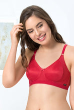 Load image into Gallery viewer, Amante every de Essential Non-Padded Non-Wired Support Full Cover Bra - Crimson