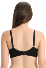 Load image into Gallery viewer, Amante every de Non-Padded Wired Cotton Embrace Full Cover Bra - Black