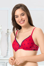 Load image into Gallery viewer, Amante every de Bae Full Cover Padded Underwired T-shirt Bra - Crimson