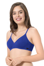Load image into Gallery viewer, Amante Carefree Casuals Padded Non-Wired Bra - Royal Blue