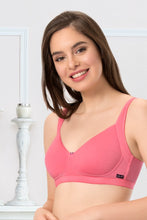 Load image into Gallery viewer, Amante Cotton Non-Padded Non-Wired True Support Bra - Sunkist Coral